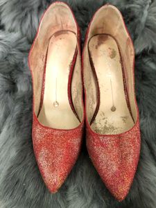 Red Glitter Heel