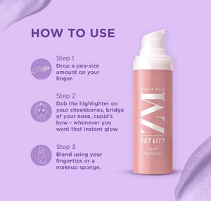 ZM Get Lit Liquid Highlighter Makeup - Stardust