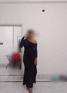 Elegant Black One-Shoulder Dress