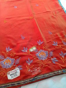 Embroidery Design Saree 😍