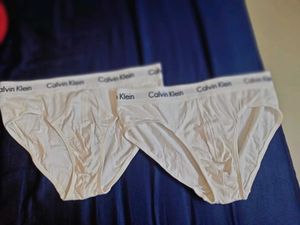 Calvin Klein classic White Brief, size M.