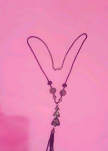 Black Handmade Necklace fashion jewellery for Girl