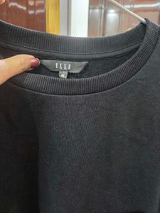 Embroidered Sleeve Sweatshirt