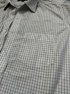 White Dennison Checks Shirt , Size:40