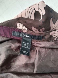 H&amp;M Floral Print Skirt