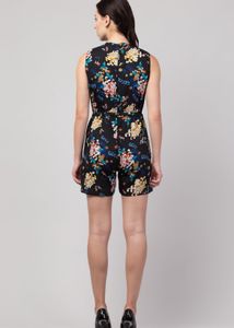 Floral Print Romper