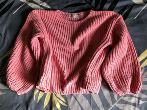 H&amp;M Pink Knit Sweater