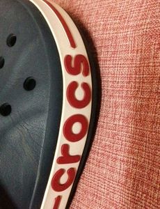 Navy Blue Crocs- Men 8