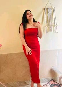 Elegant Red Bodycon Dress