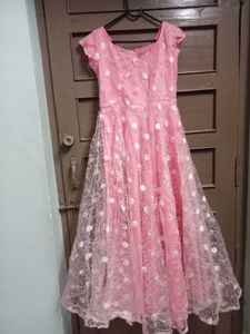 Pink Polka Dot Dress