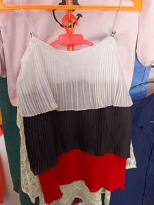 BAND NEW PARTY WEAR TOP FOR LADIES (THREE COLORS)