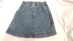 Denim Mini Skirt