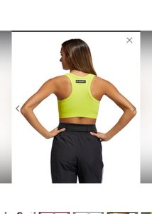 adidasAdidas Lime Green Studio Bra