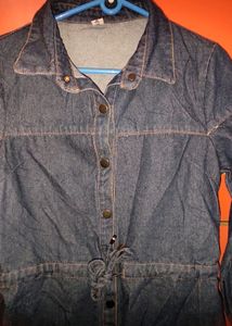 Denim Dress Buttoned