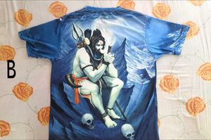 Lord Shiva Graphic Prented Tee