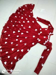 Red ♥️ Ruffle Dress