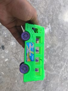 Toy Double Decker Bus green
