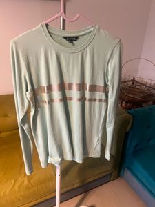 Being Human Mint Colour Full Sleeve Sweatshirt