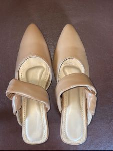 Aesthetic Pointed Tie Block Heels
