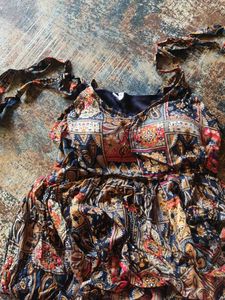 Boho Chic Print Dress