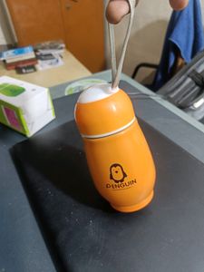 Stainless Steel Penguin Shaped Thermal Mug, 250 ml
