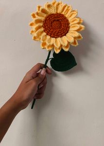 Realistic Crochet Sunflower
