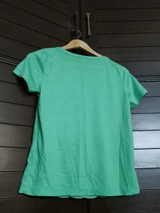 Mint Green Lace T-Shirt