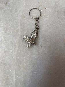 New Butterfly Diamond Studded Keychain
