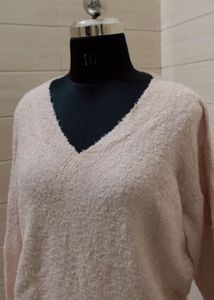 DOROTHY PERRKINS Fluffy V-Neck Sweater