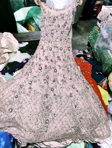 embroidery gown