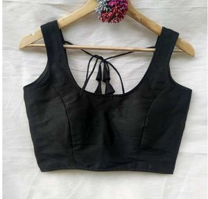 Elegant Black Saree Blouse