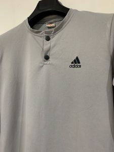 Adidas Full Sleeve Ban Collar Tshirt