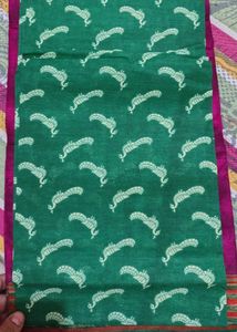 pink saare with blouse