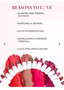Just Herbs Ayurvedic Lipstick Micro Mini Kit
