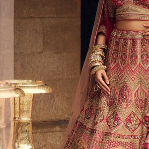 Bridal Lehenga With Beautiful Embroidery