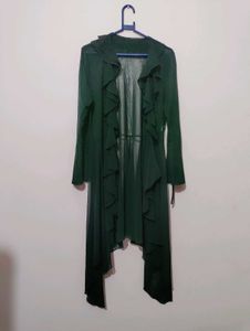 Sheer Ruffled Cover Up