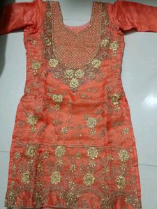 Elegant Embroidered Suit Set