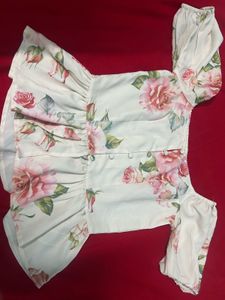 sassafras Floral Print Top