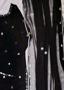 black colour trouser kurti with dupatta Diwali spe