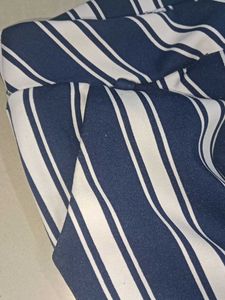 Navy Blue And White Pants