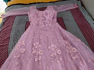 Pink Embellished Formal Dress