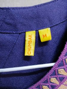 Violet CHUMBAK Shirt For Party Wear
