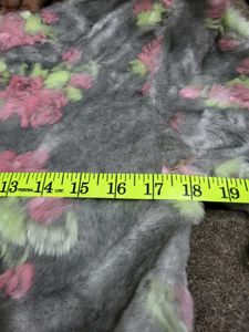 Floral Fuzzy Crop Top