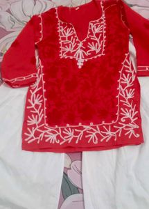 lucknowi chikenkari sharara set