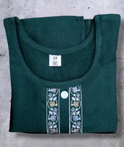 Green Woollen Kurta