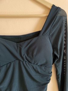 padded Long Sleeve Top