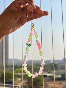 Cute Beaded Phone Charm Tulip Theme💗