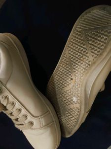 LUNA BLU White Perforated Lace-Up Sneakers