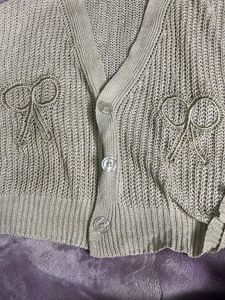 Cropped Bow Shrug