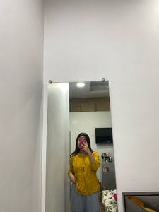 Yellow Short Kurta